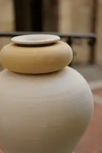 Josette terracotta garden jar, unique piece handcrafted in Biot near Grasse